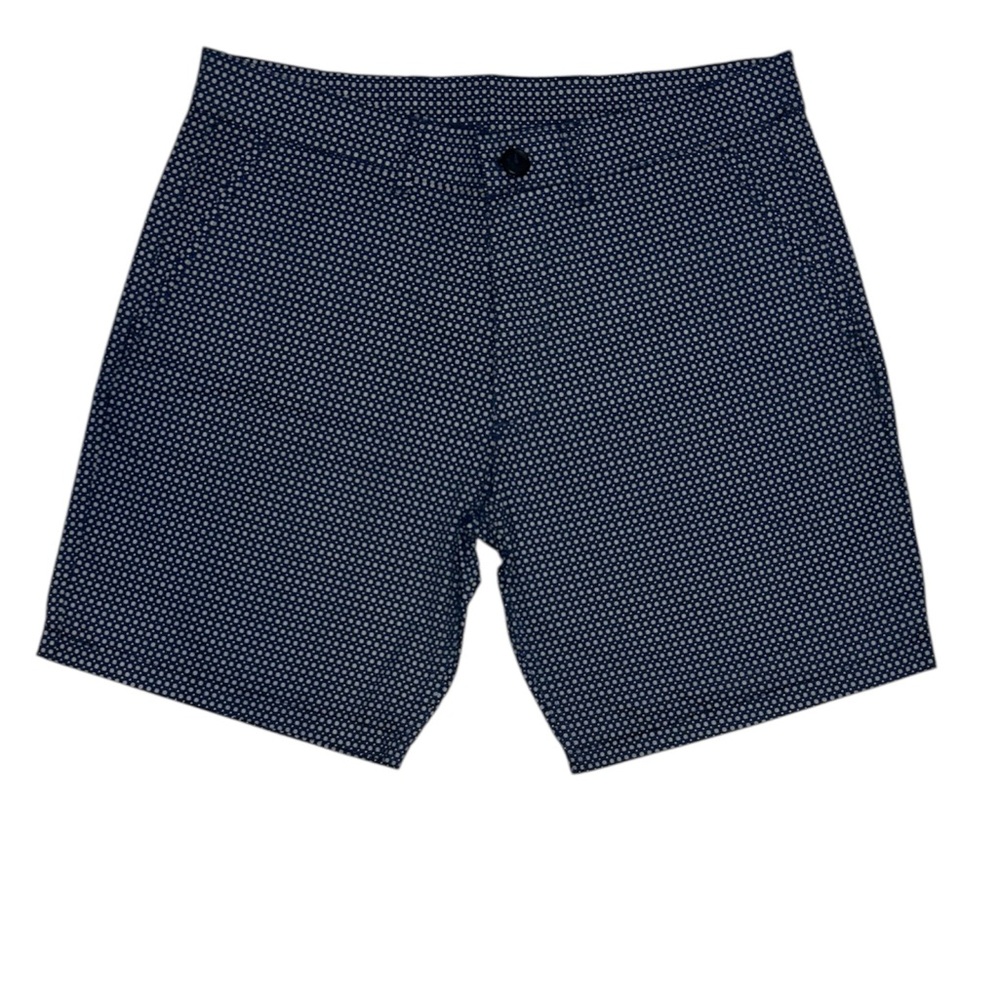 Men’s Armani Exchange Navy Bermuda Patterned Shorts